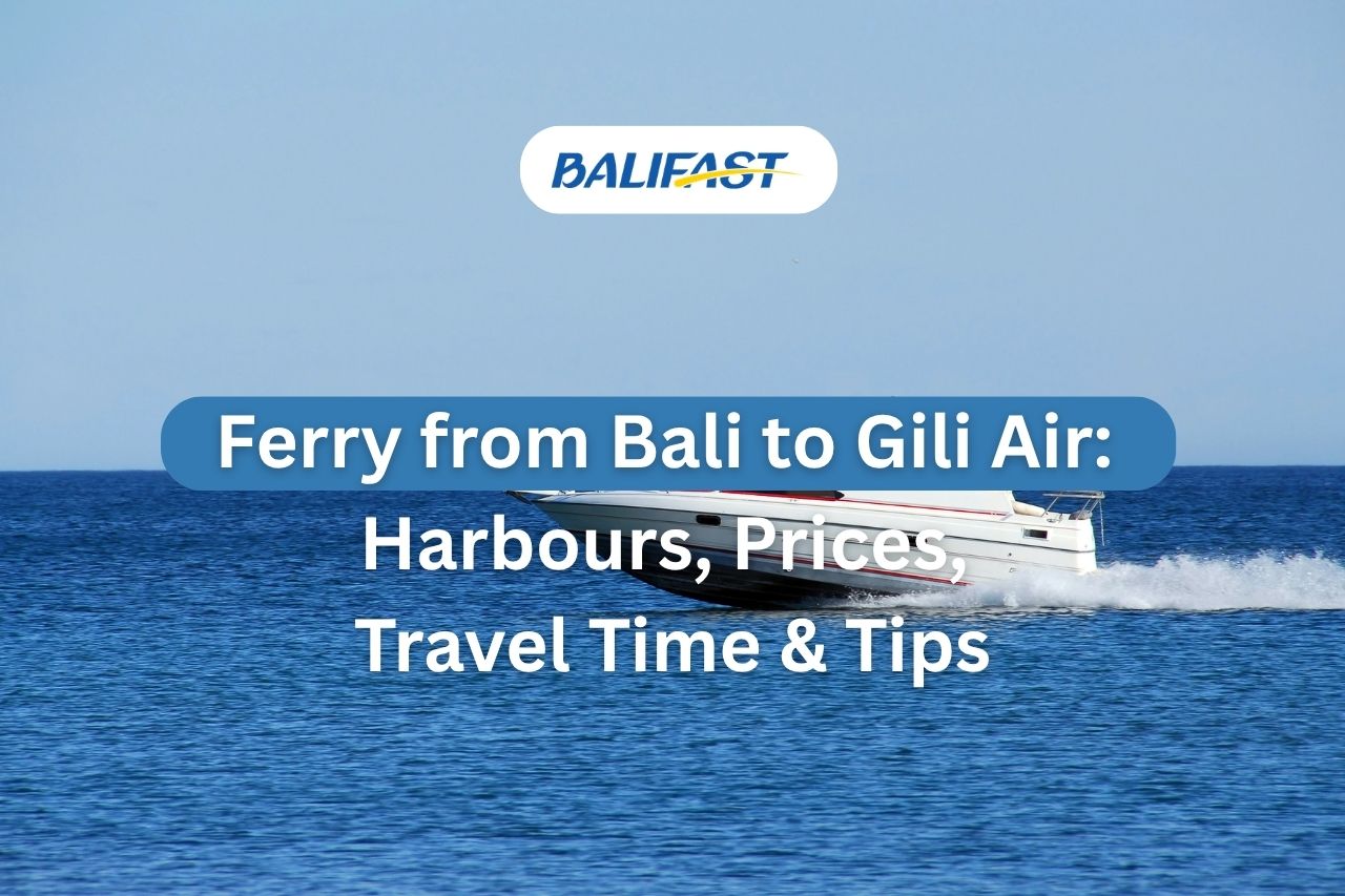 Ferry from Bali to Gili Air